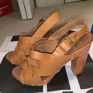 Tory Burch Wooden Heels